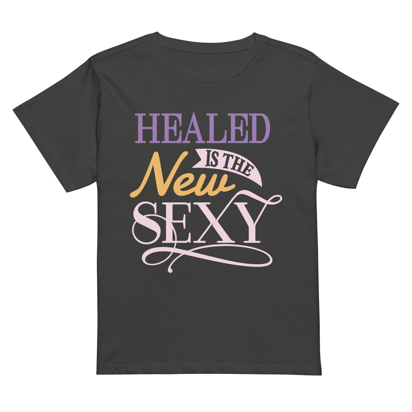 Sexy Women’s High-Waisted T-Shirt Healed is the New
