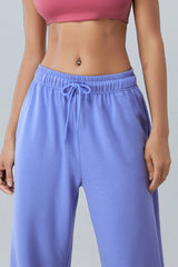 Drawstring Pocketed Active Pants - Queen Energy Boutique