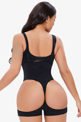 Full Size Cutout Under-Bust Shaping Bodysuit - Queen Energy Boutique